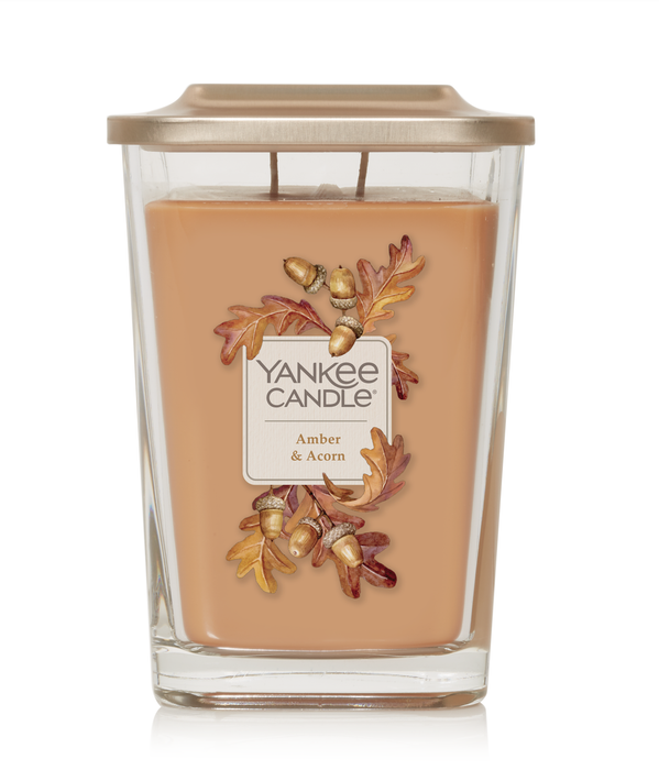 Amber & Acorn Large 2-Wick Square Candle