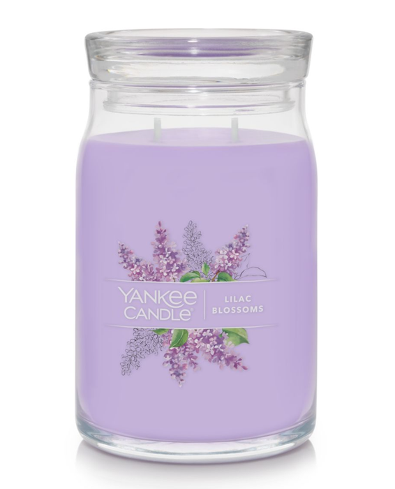 Lilac Blossoms Signature Large Jar Candle