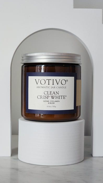 Clean Crisp White 11.6oz Jar Candle