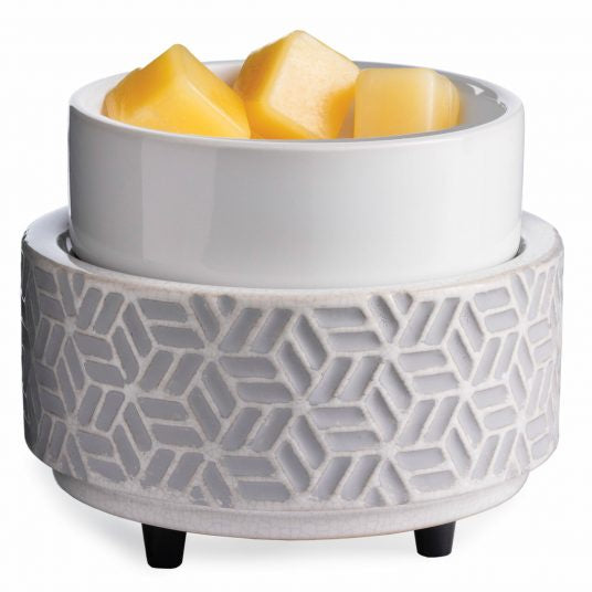 Stone Hexagon 2-in-1 Fragrance Warmer