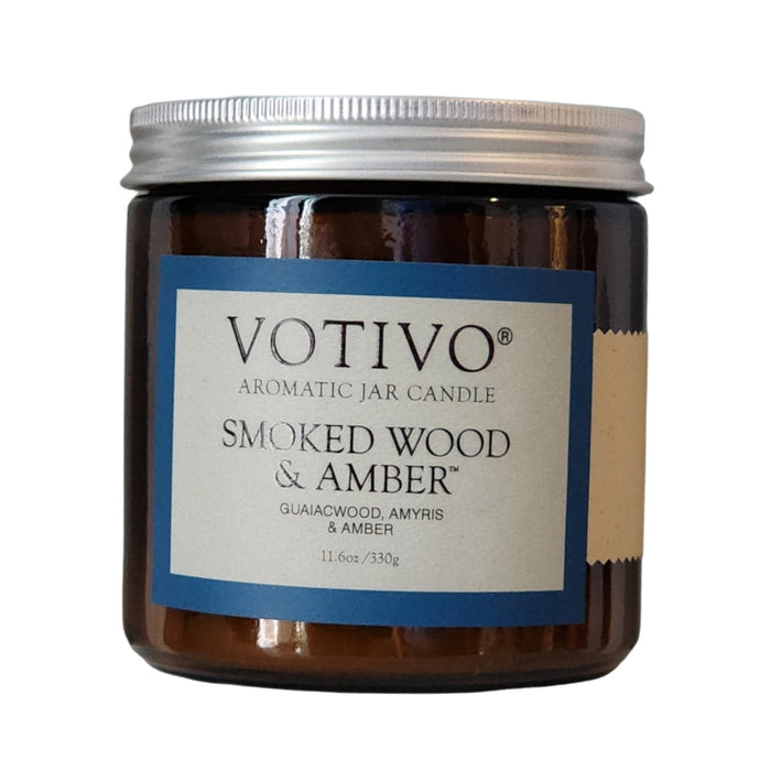 Smoked Wood & Amber 11.6oz Jar Candle