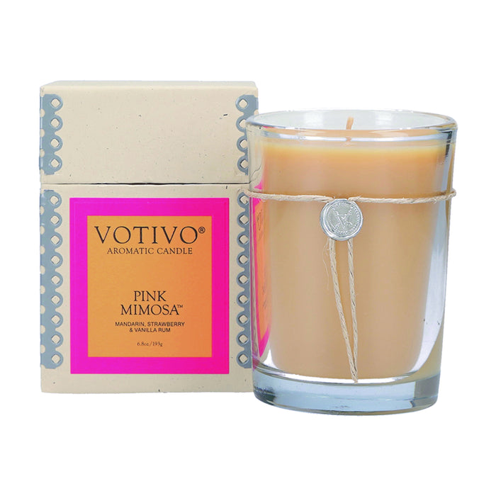 Pink Mimosa Aromatic Candle