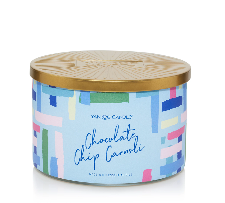 Chocolate Chip Cannoli 3-Wick Novelty Jar Candle