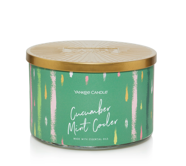 Cucumber Mint Cooler 3-Wick Novelty Jar Candle