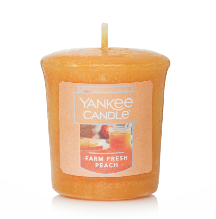 Farm Fresh Peach Samplers Votive Candle
