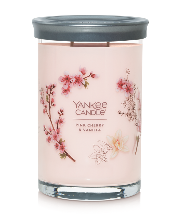 Pink Cherry & Vanilla Signature Large Tumbler Candle